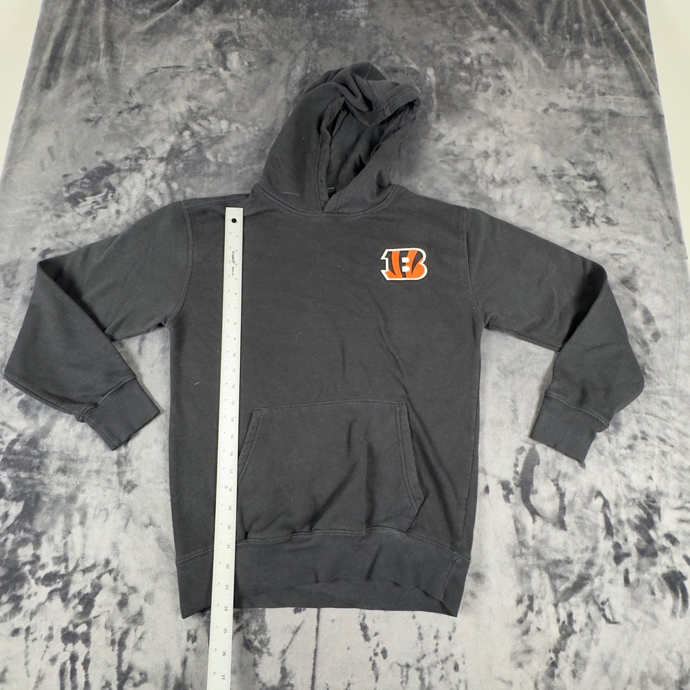 Ultra Game NFL Cincinnati Bengals Hoodie Mens S Black Fleece Pullover Sweatshirt